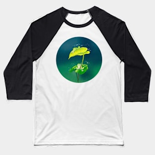 Minhwa: Green Frogs in Rainy Summer C Type (Korean traditional/folk art) Baseball T-Shirt